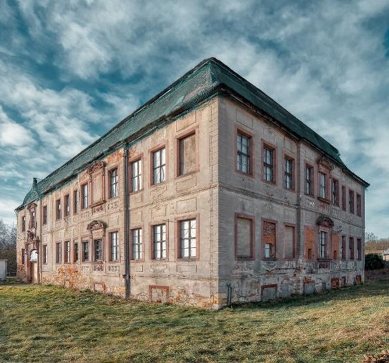 Sog. „Halbes Schloß“ mit Wirtschaftshof (Rittergut), Thüringen