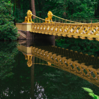 Die von BENNERT frisch renovierte Löwenbrücke im Berliner Tiergarten