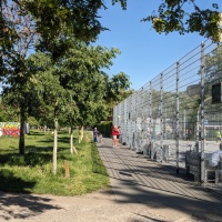 Impressions of the award-winning Lene-Voigt-Park, close to the education campus, No. 2